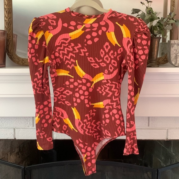 FARM Rio Multicolor Patterned Bodysuit - Picture 3 of 7